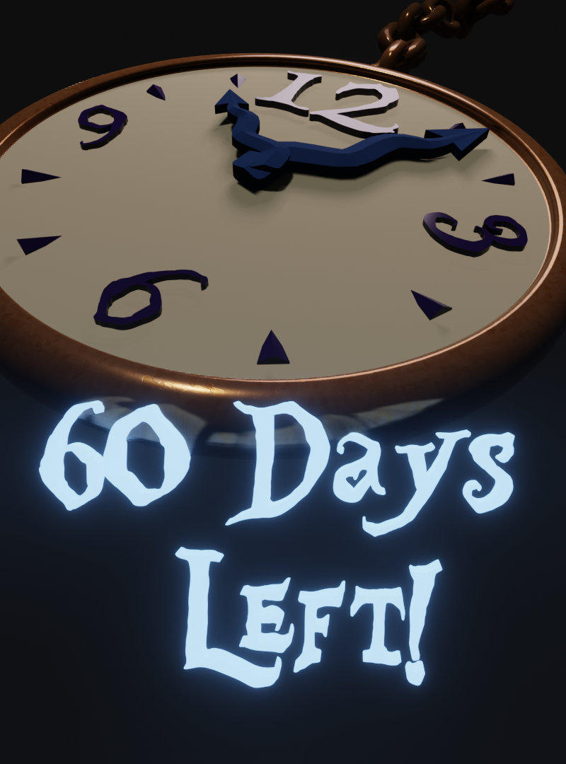 60 Days Left Clock